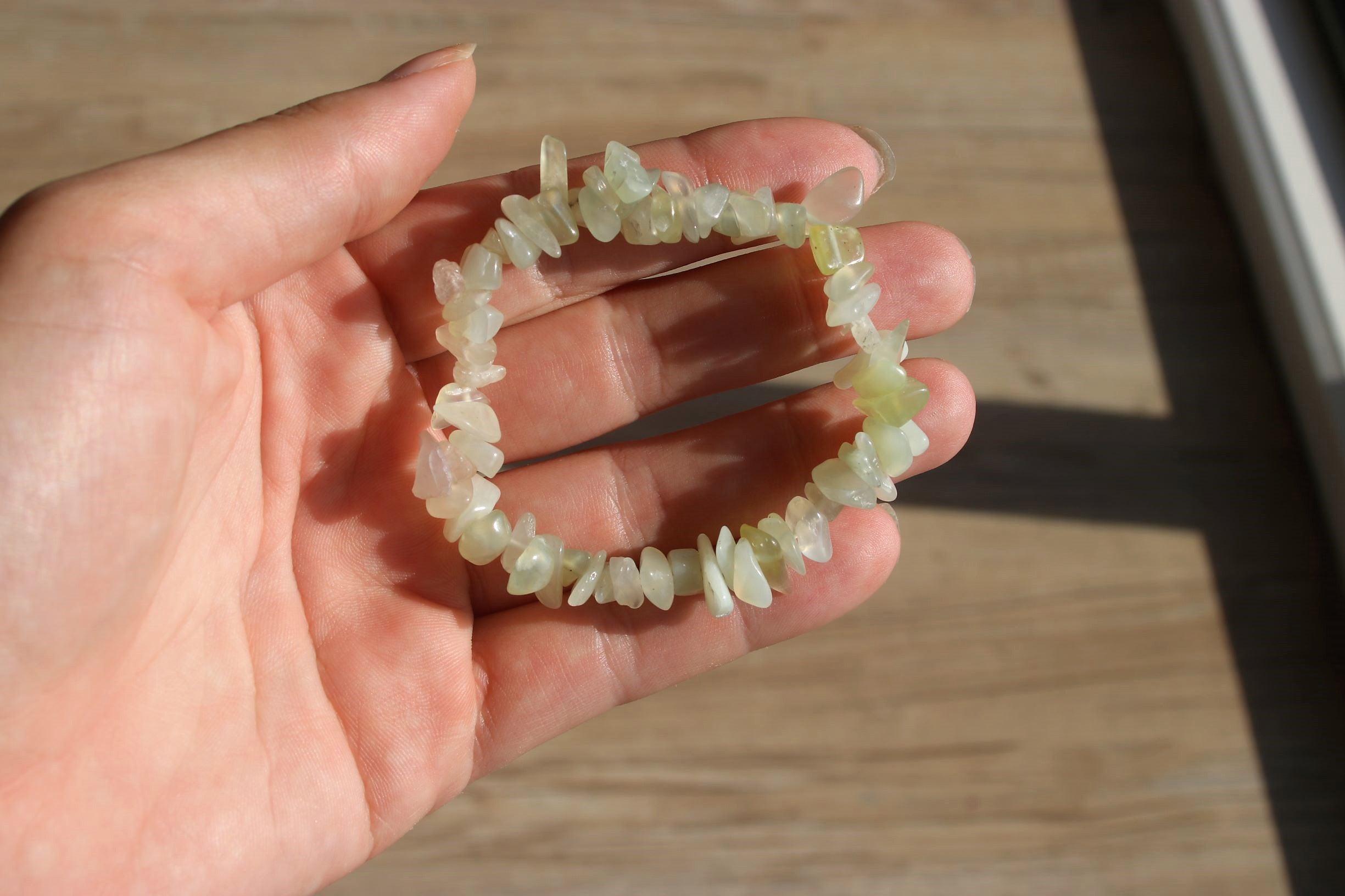 New Jade Chip Bracelet